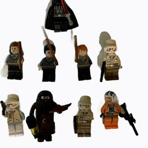 Assorted Lego figures with accessories